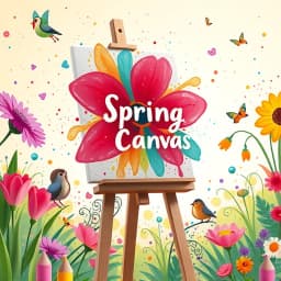 Easy Spring Canvas Painting Ideas icon