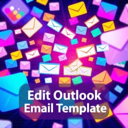 Edit Outlook Email Template icon