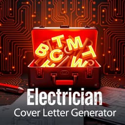 Electrician Cover Letter Generator icon