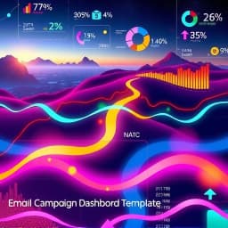 Email Campaign Dashboard Template icon