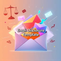 Email Disclosure Template icon
