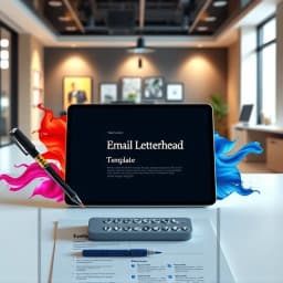 Email Letterhead Template icon