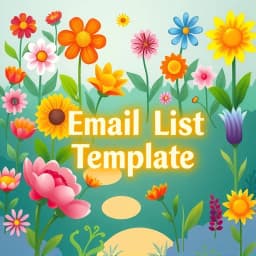 Email List Template icon