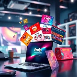 Email Marketing Flyer Template icon