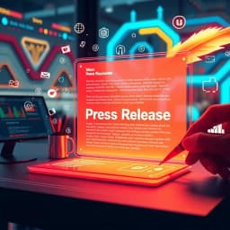 Email News Release Template icon