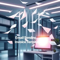 Email Sending Invoice Template icon