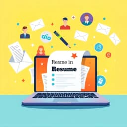 Email Sending Resume Template icon