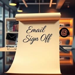 Email Sign Off Template icon