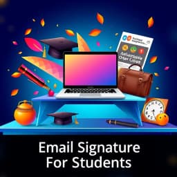 Email Signature for Students Template icon