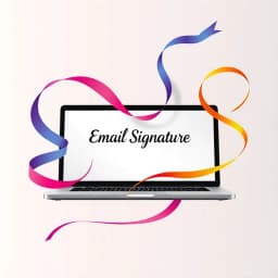 Email Signature Gmail Template icon