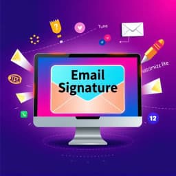 Email Signature HTML Template icon