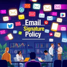 Email Signature Policy Template icon