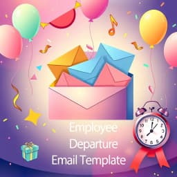 Employee Departure Email Template icon