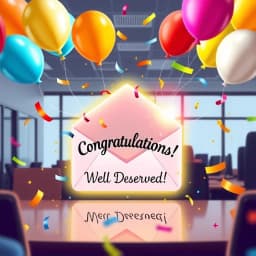 Employee Promotion Announcement Email Generator icon