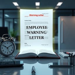 Employee Warning Letter Email Template icon
