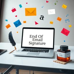 End of Email Signature Template icon