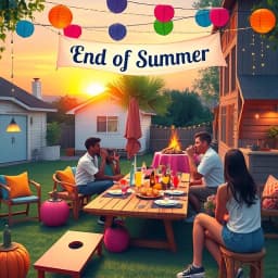 End of Summer Party Ideas icon