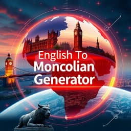 English to Mongolian Generator  Ddnhxlsk icon