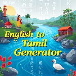 English to Tamil Generator icon