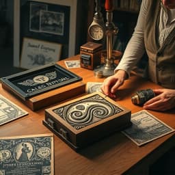 Engraving Style Illustration Generator icon