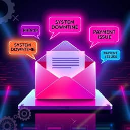 Error Email Message Template icon