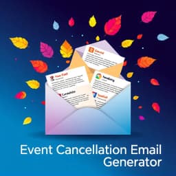 Event Cancellation Email Generator icon