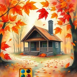 Fall Watercolor Painting Ideas icon