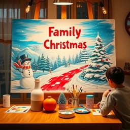 Family Christmas Painting Ideas icon