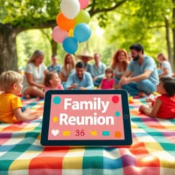 Family Reunion Email Template icon