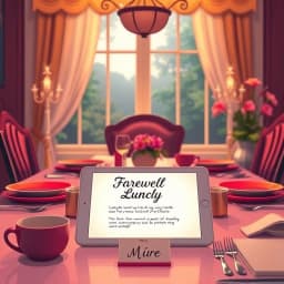 Farewell Lunch Email Template icon