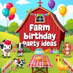 Farm Birthday Party Ideas icon