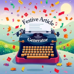 Festive Article Generator icon