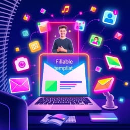 Fillable Email Template icon