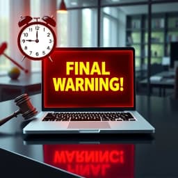 Final Warning Email Template icon