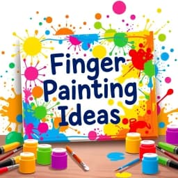 Finger Painting Ideas for 3 Year Olds icon