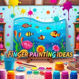 Finger Painting Painting Ideas for Toddlers icon