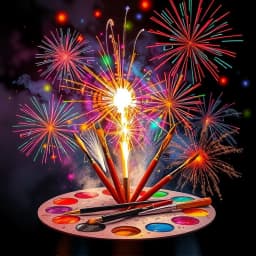 Firework Painting Ideas icon