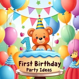 First Birthday Party Ideas Boy icon