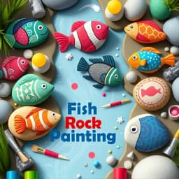 Fish Rock Painting Ideas icon