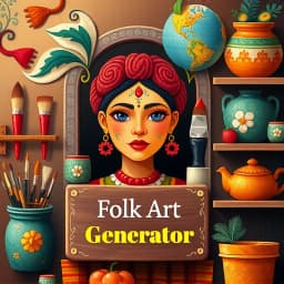 Folk Art Portrait Generator icon