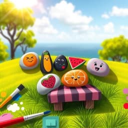 Food Rock Painting Ideas icon