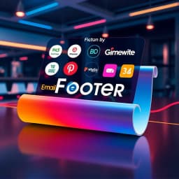 Footer Email Template icon