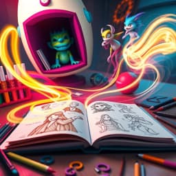 Free AI Character Design Description Generator for Animation icon