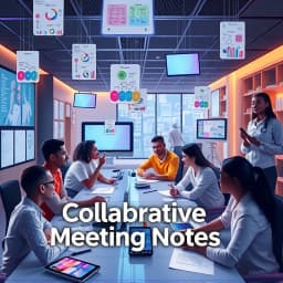 Free AI Collaborative Meeting Notes Generator icon