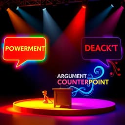 Free AI Debate Argument Counterpoint Generator icon