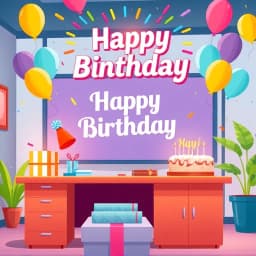 Free AI Employee Birthday Wishes Email Generator icon