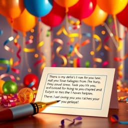 Free AI Employee Promotion Congratulations Card Message Generator icon