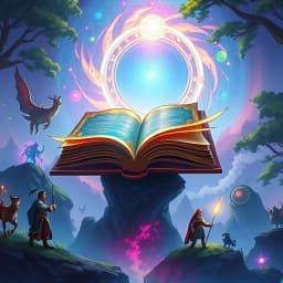 Free AI Interactive TextBased Game Quest Description Generator icon