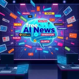 Free AI News Headline Generator with Different Biases icon