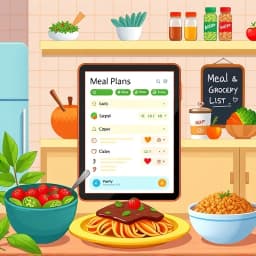 Free AI Personalized Meal Planning and Grocery List Generator icon